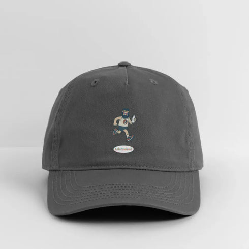 Life is dead. Jerry's Runnin' Grateful Dead Stealie Dad Hat - charcoal